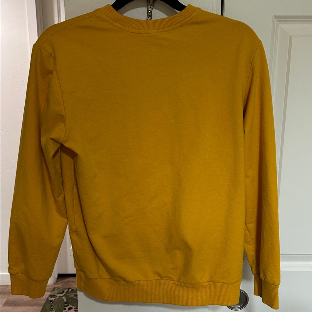 Ukraine Vibrant Blue and Gold Sunflower Graphic Sweatshirt - Picture 3 of 3